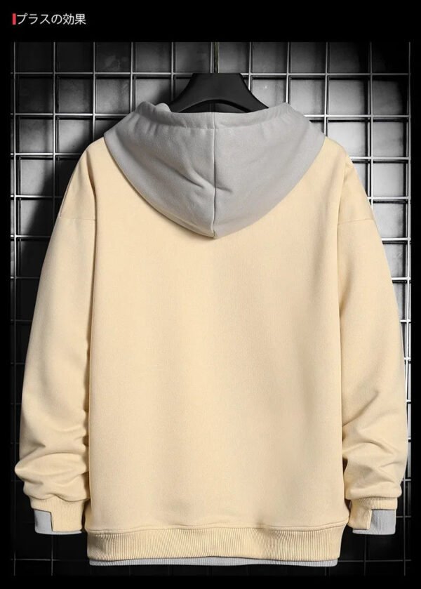 Men Hoodies Sweatshirt Casual Fashion Clothes Mens Korean Harajuku Hip Hop Pullover Hooded Streetwear  Loose Large Size 4XL - Image 5