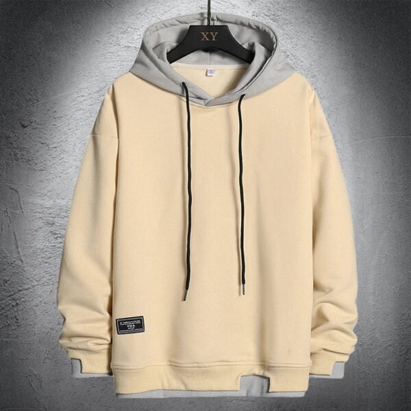 Men Hoodies Sweatshirt Casual Fashion Clothes Mens Korean Harajuku Hip Hop Pullover Hooded Streetwear  Loose Large Size 4XL - Image 2