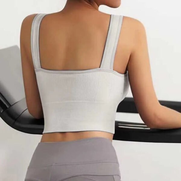 Women Seamless Yoga Shockproof Crop Top - Image 5