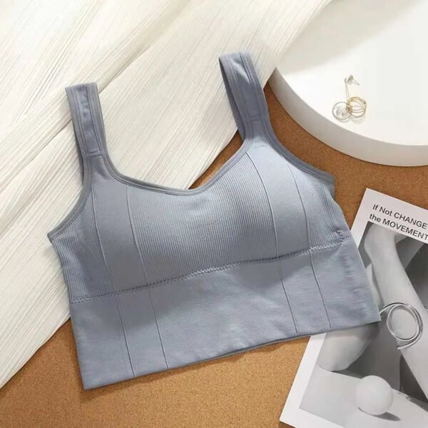 Women Seamless Yoga Shockproof Crop Top - Image 3