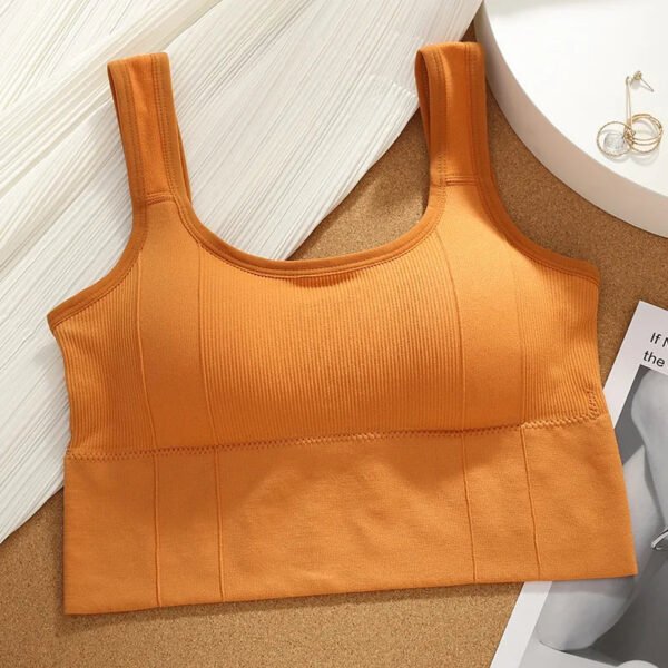 Women Seamless Yoga Shockproof Crop Top - Image 9