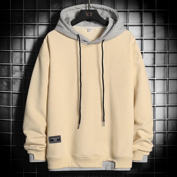 Men Hoodies Sweatshirt Casual Fashion Clothes Mens Korean Harajuku Hip Hop Pullover Hooded Streetwear  Loose Large Size 4XL - Image 9
